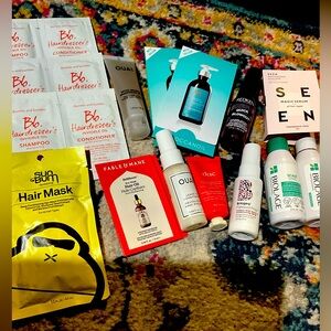 15PC Hair sampler great for travel and beach ready glossy strands!